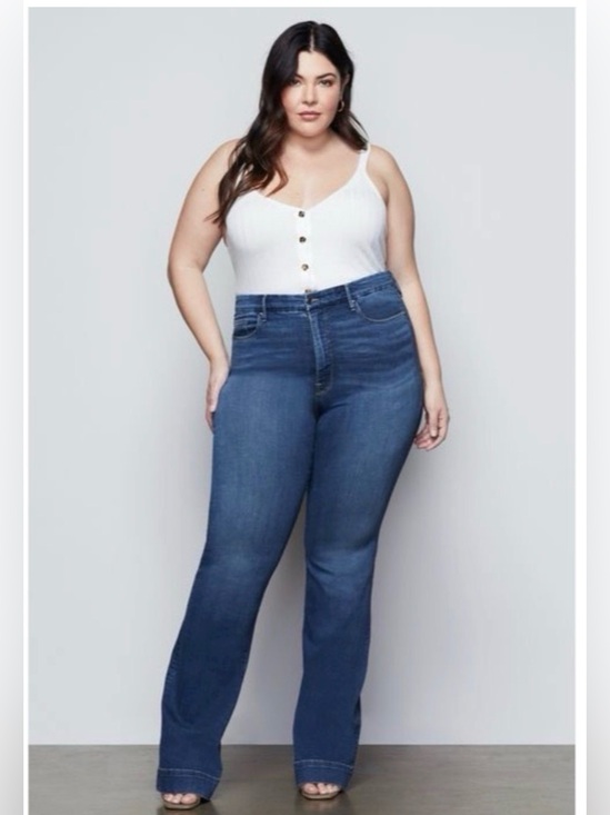 Good American Denim - New Good American good flare jeans high Rise